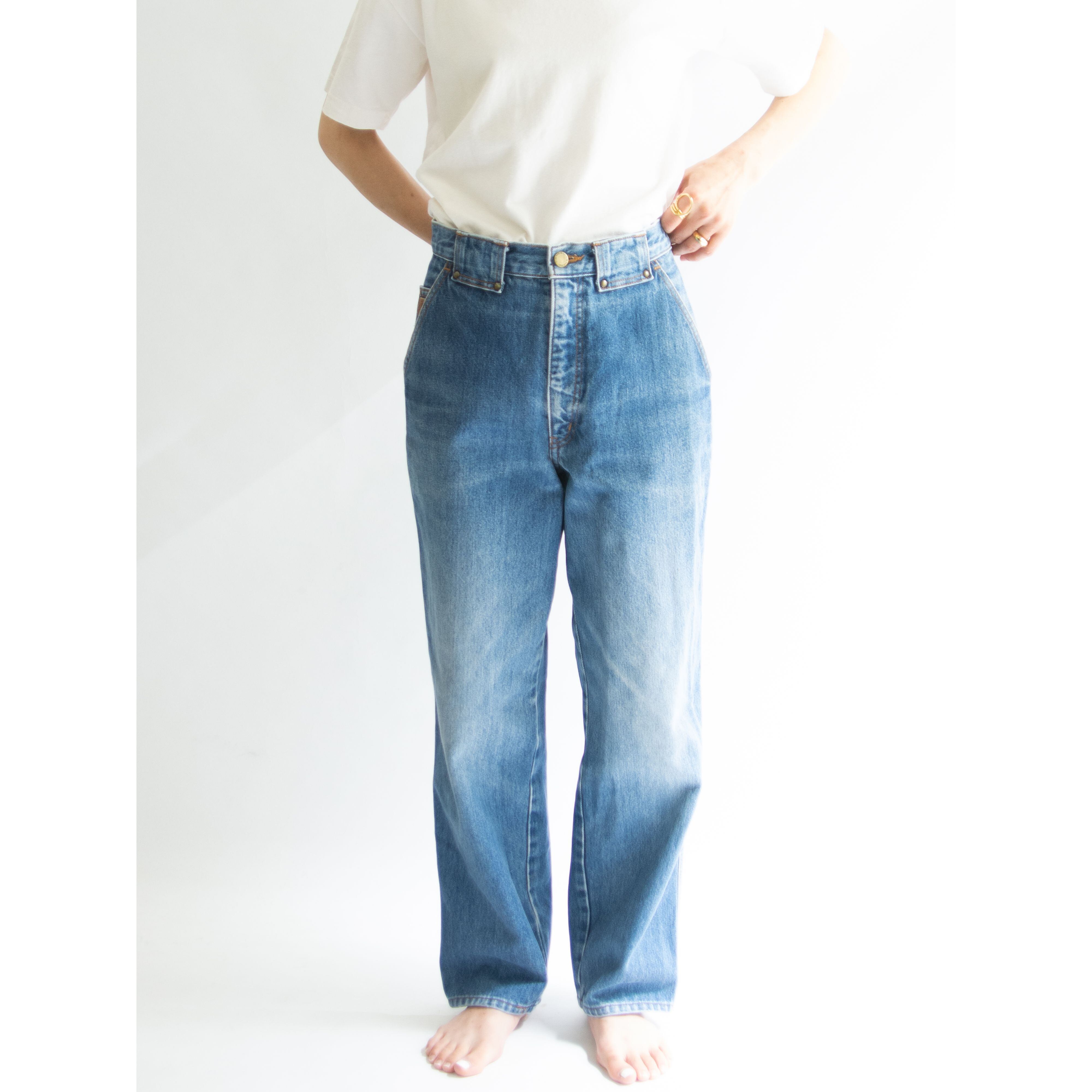 LANCEL】Made in Japan 80-90's tapered denim pants（ランセル 日本製