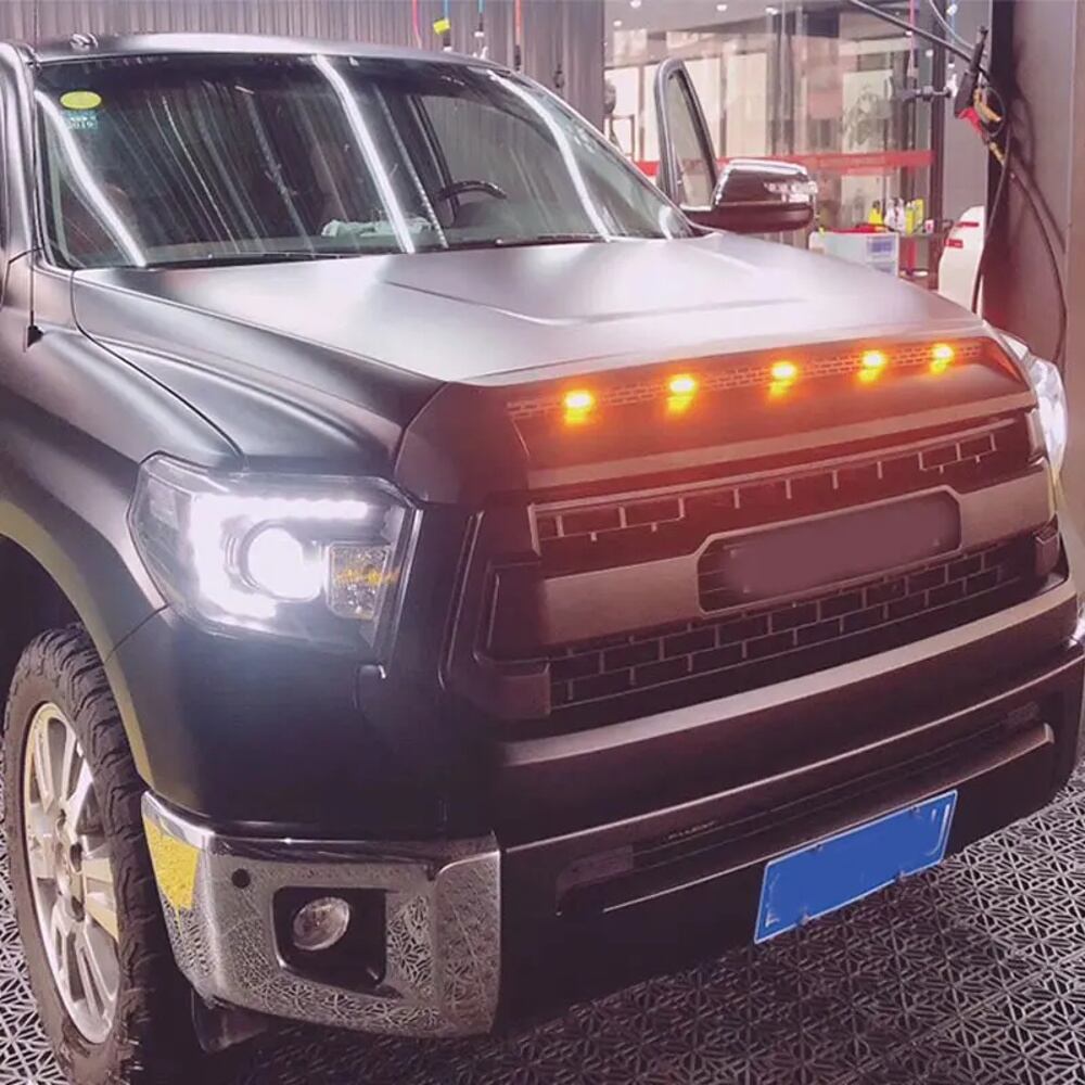 車フロントグリルアンバーライトラプタースタイルランプキット トヨタ