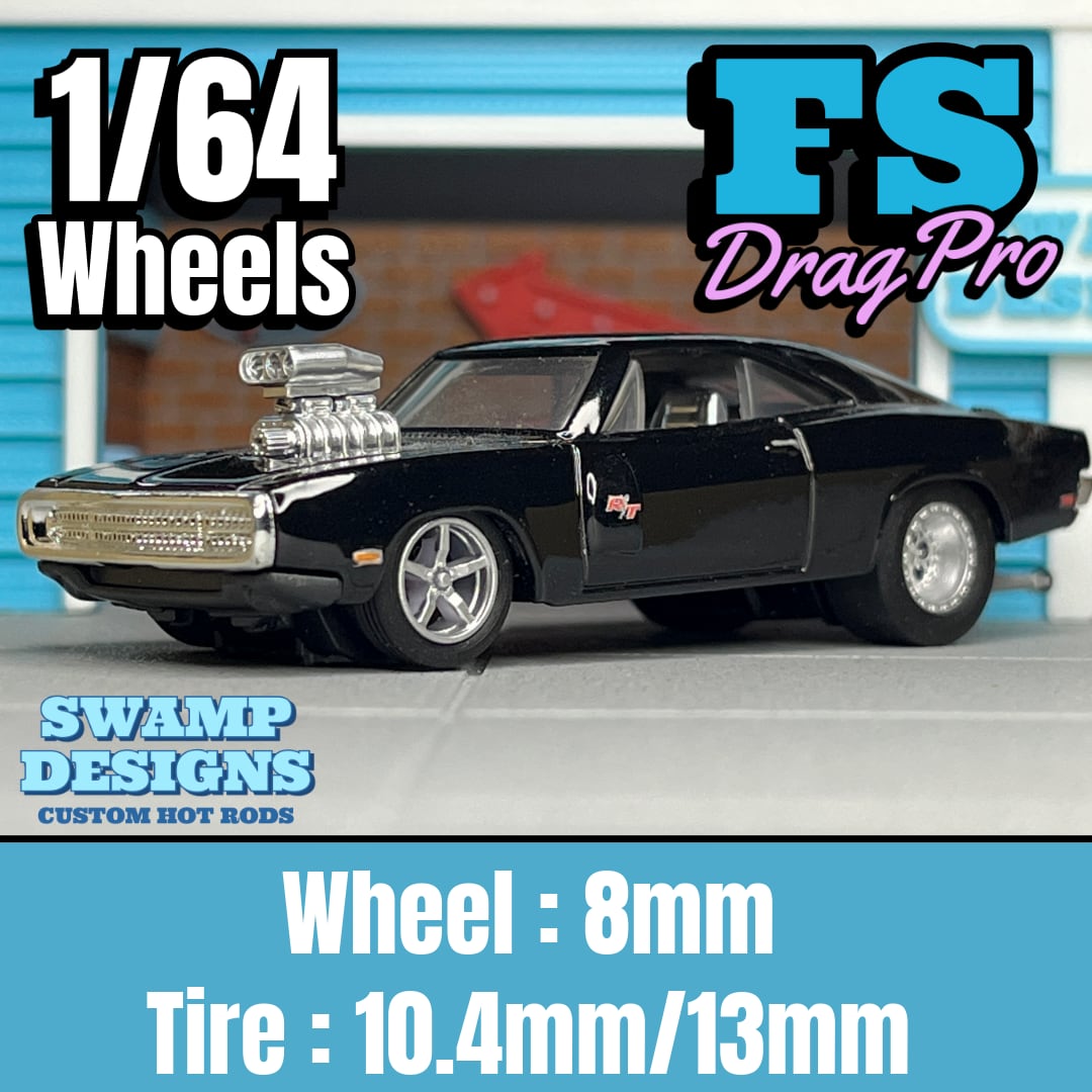 FS Drag Pro】ドラッグレーサー用 未塗装 1/64ドラッグレース