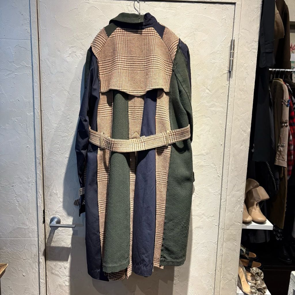 Sacai サカイ 18AW Docking Coat ドッキングコート 18-01803M グリーン