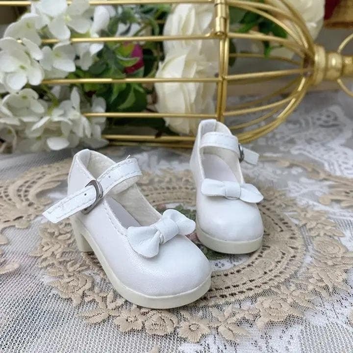 MDD1/4サイズ bjd mddドール用靴シューズ MSD SDM ホワイト | momodolly