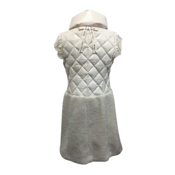 スーパービューティー ダウンベスト オーラボー Super Beauty 袖レース