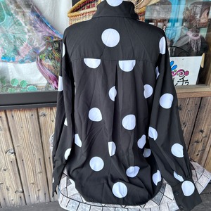 ドットブラウス