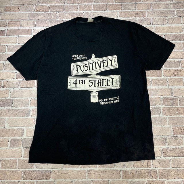 1980'S POSITIVELY T-SHIRT BLACK XL