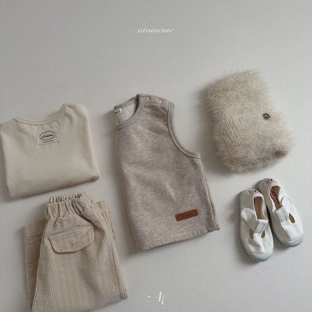 【即納】cozy snap vest