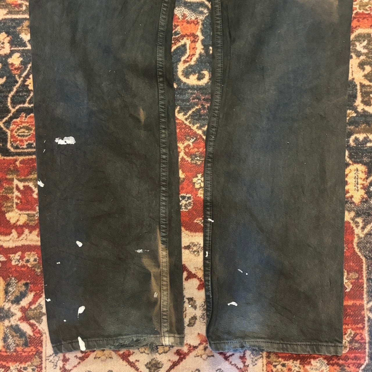 90s Levi's USA製 501 グリーン デニムパンツ W36 L34 W88cm