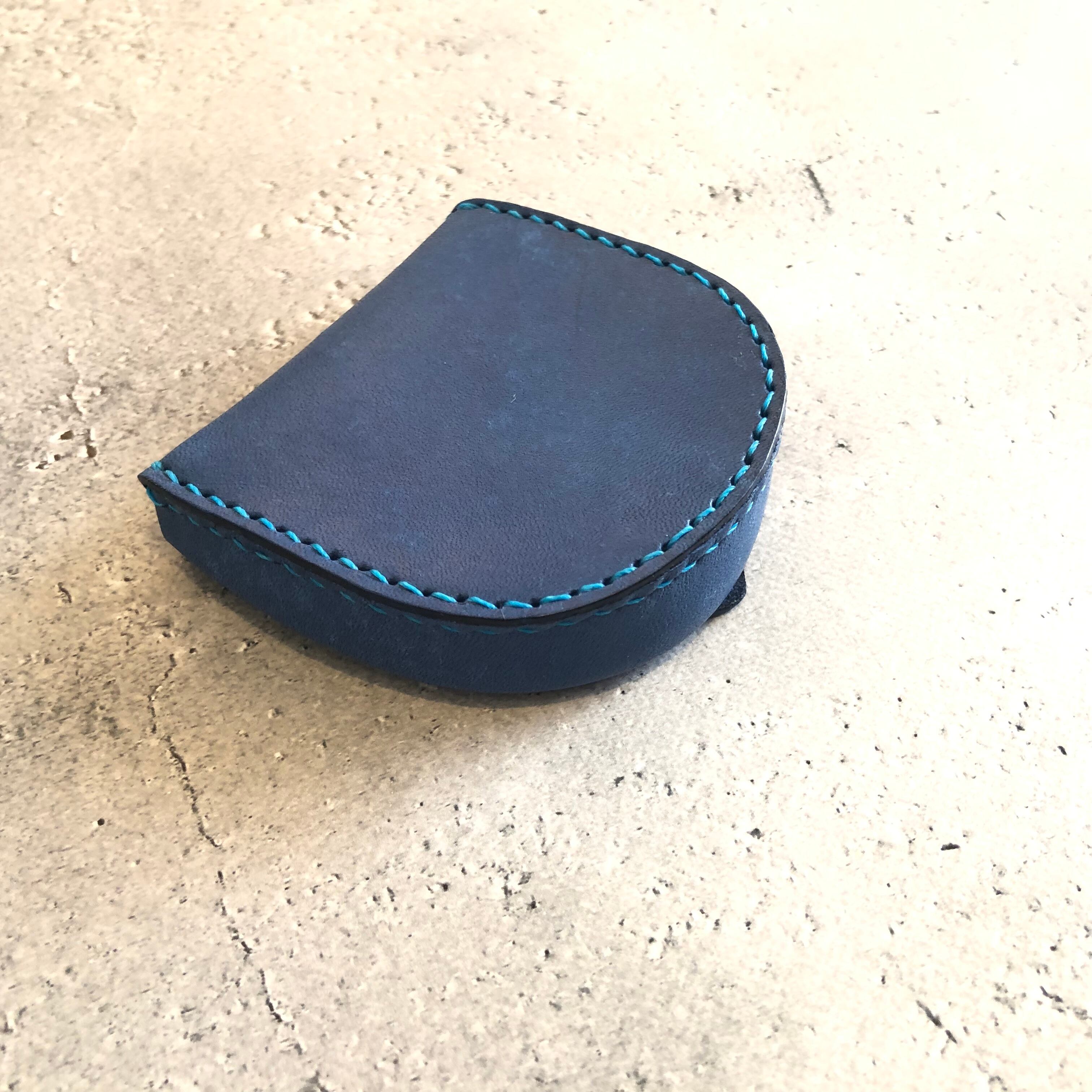 COIN CASE】馬蹄型小銭入れ コバルトブルー | 革財布・革小物の