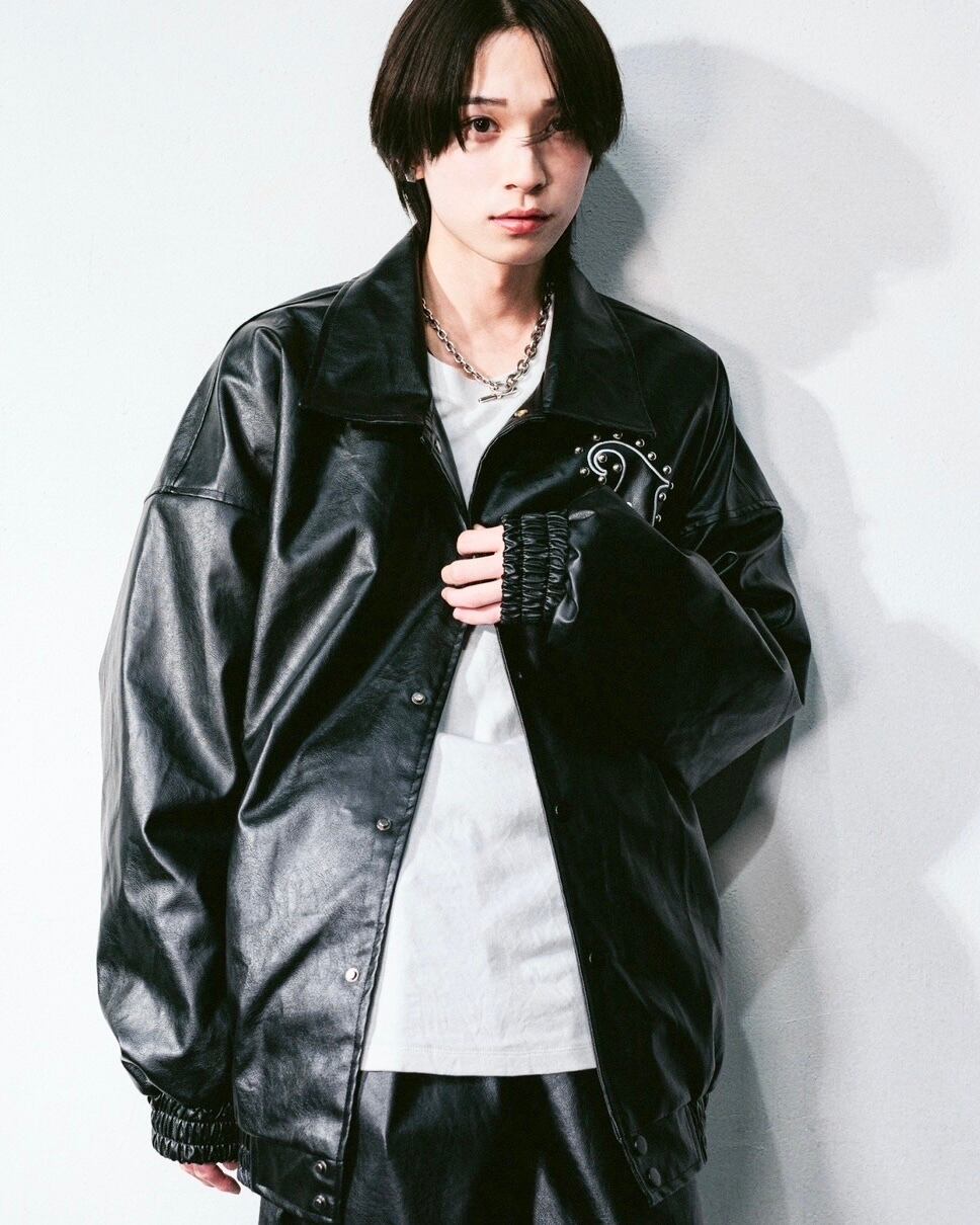 数量限定商品】Studs Leather ジャケット | チュウカタベタイ