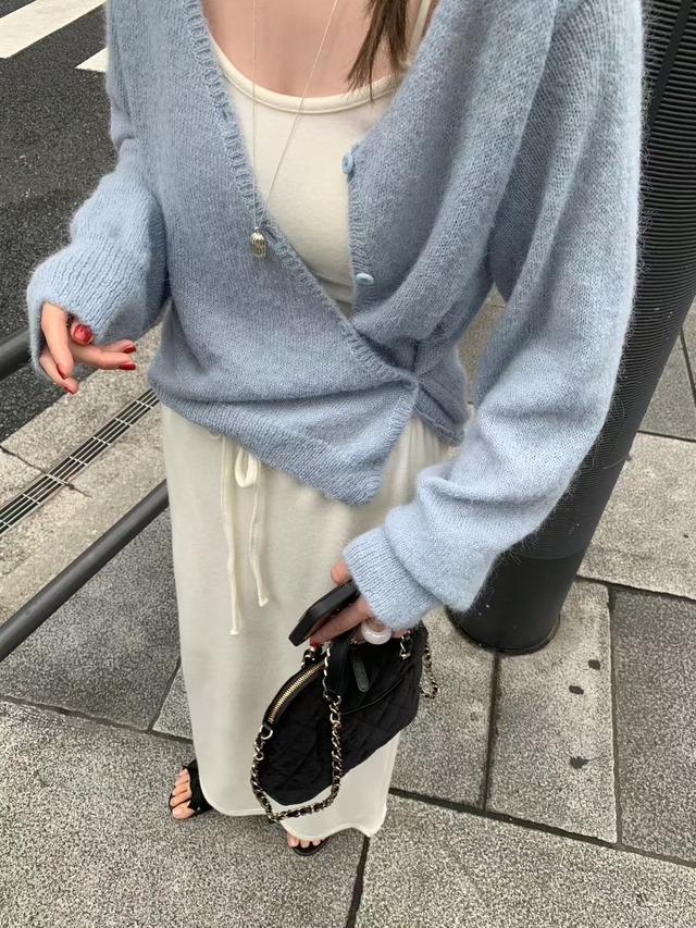 (即納)  mellounge / Fog long skirt