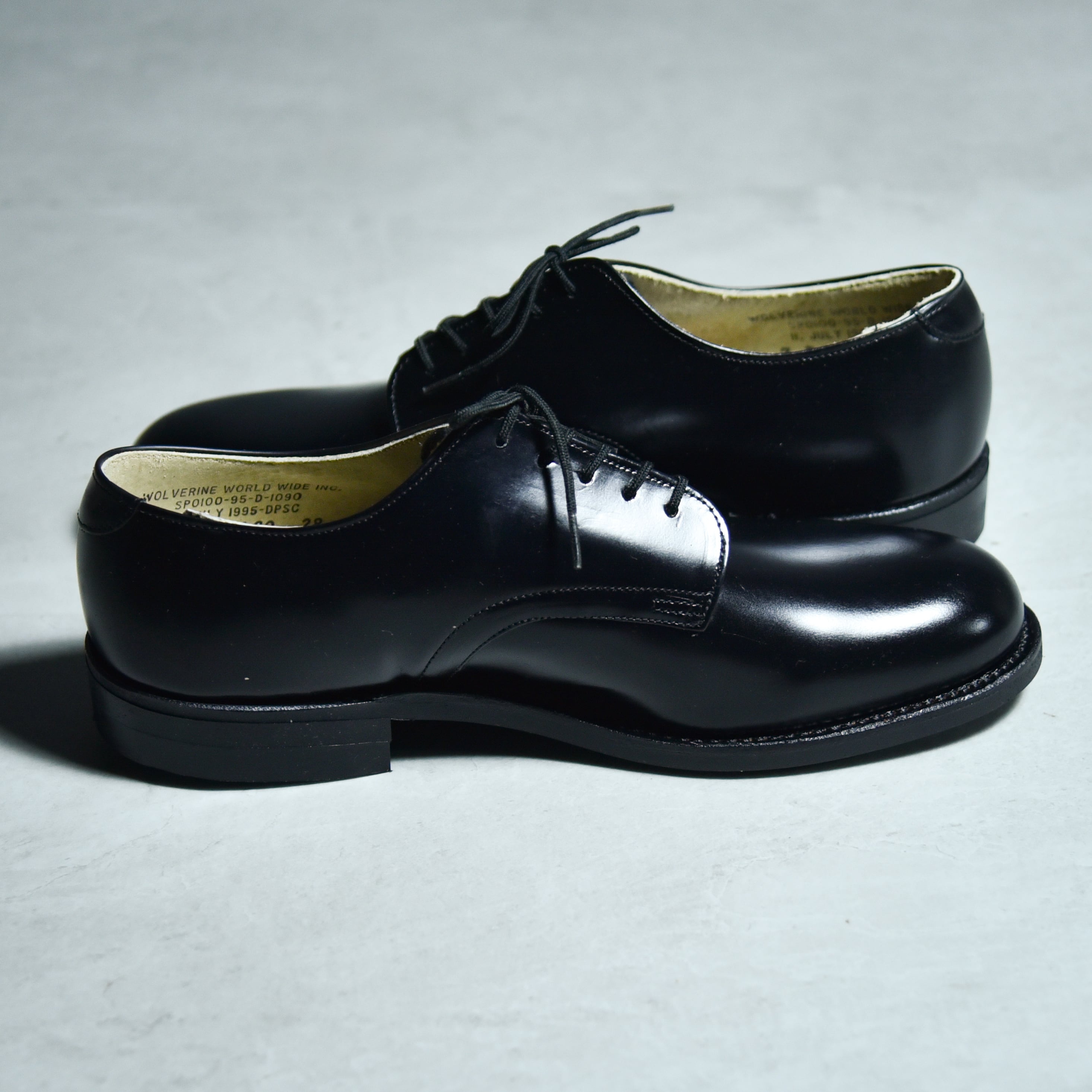us navy サービスシューズ 90s 未使用箱付き品 80s-90s U.S.NAVY アメリカ海軍 サービスシューズ | armee