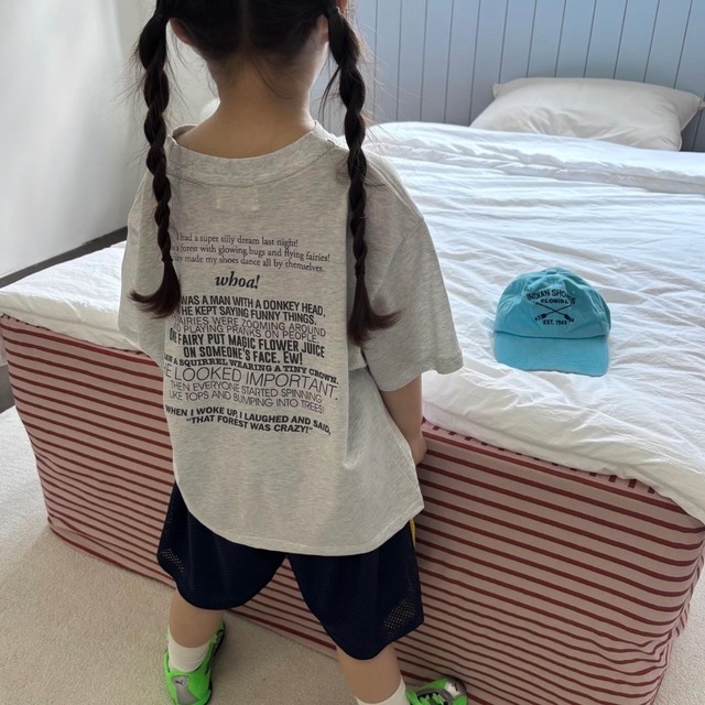 グラフィックバックロゴTシャツ(90-140サイズ)
