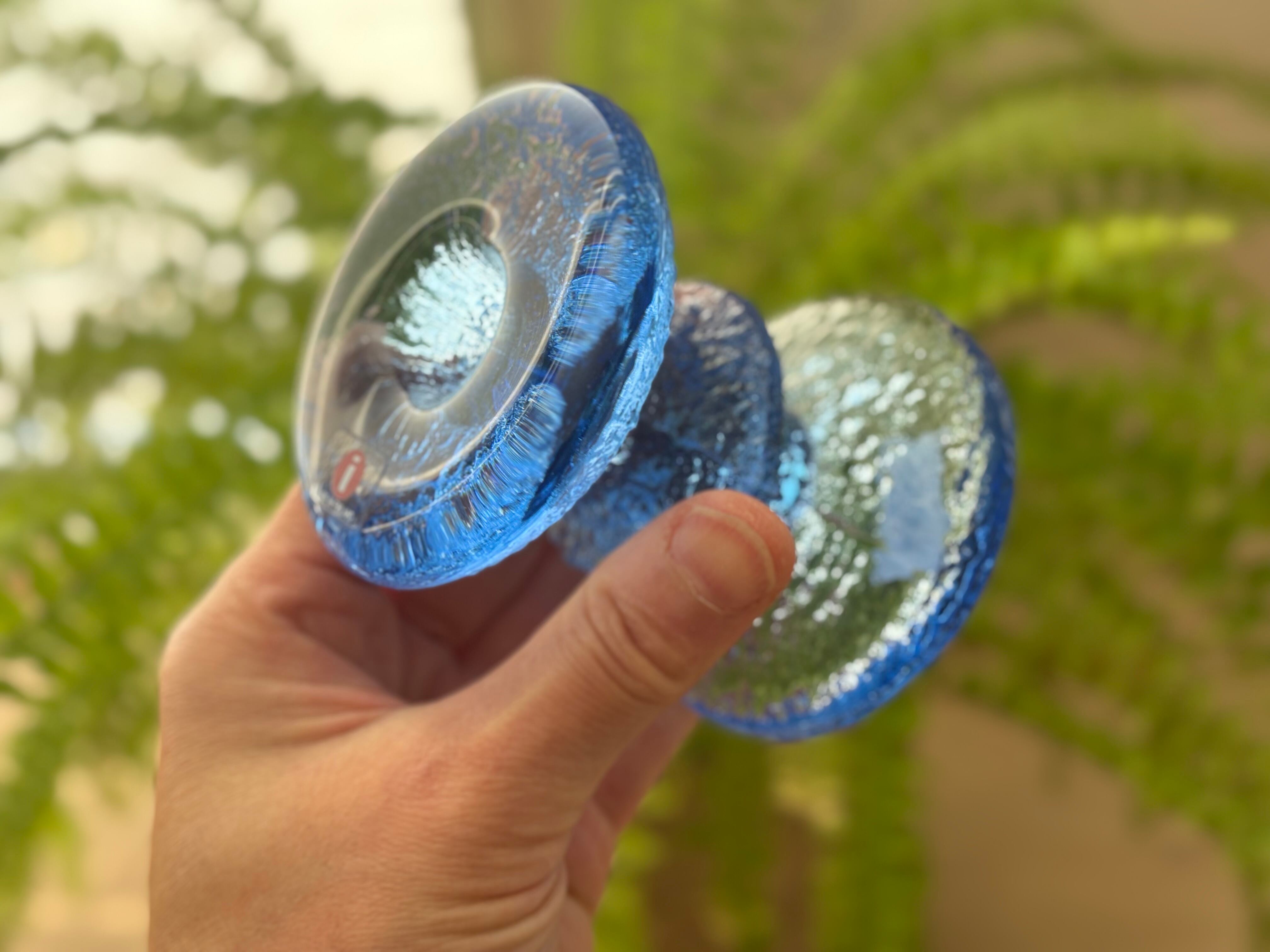 iittala FESTIVO glass vase water blue small | イッタラ