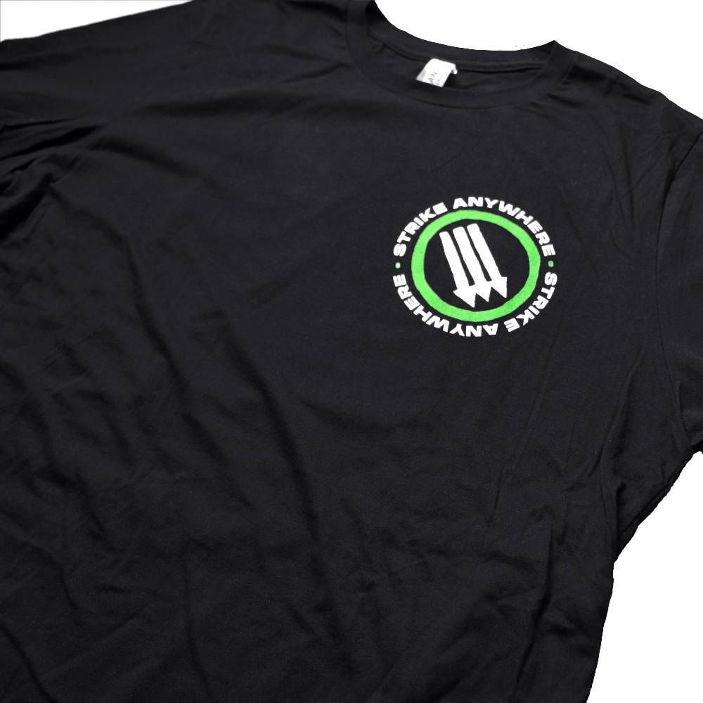 Strike Anywhere バンドTシャツ ブラック Mサイズ Strike Anywhere（ストライクエニウェア）- Statue Tシャツ | 海外