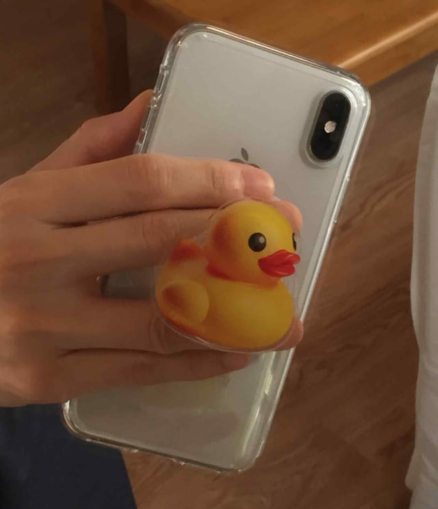 byemypie】ori duck finger tok / オリ ダック グリップトック