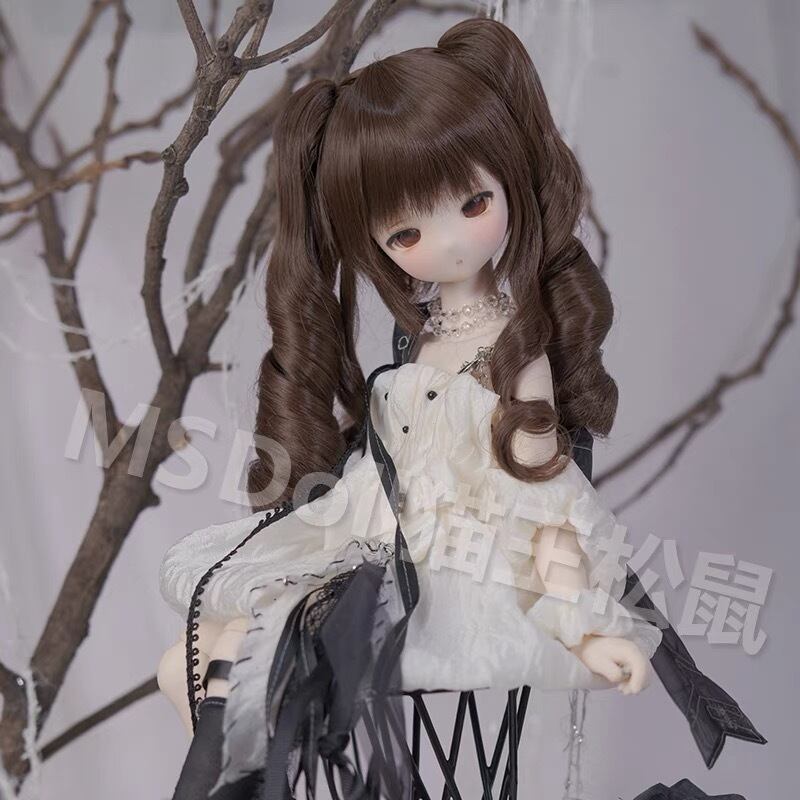 AX752 BJD 1/3 人形 ドール ウィッグ カツラ 耐熱 ハンドメイ