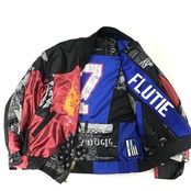【bomber008】再構築リバーシブルボンバー Dragon embroidery ×Sports uniform MIX BOMBER JACKET