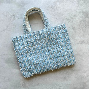 pieniピエニ blueラメツイード