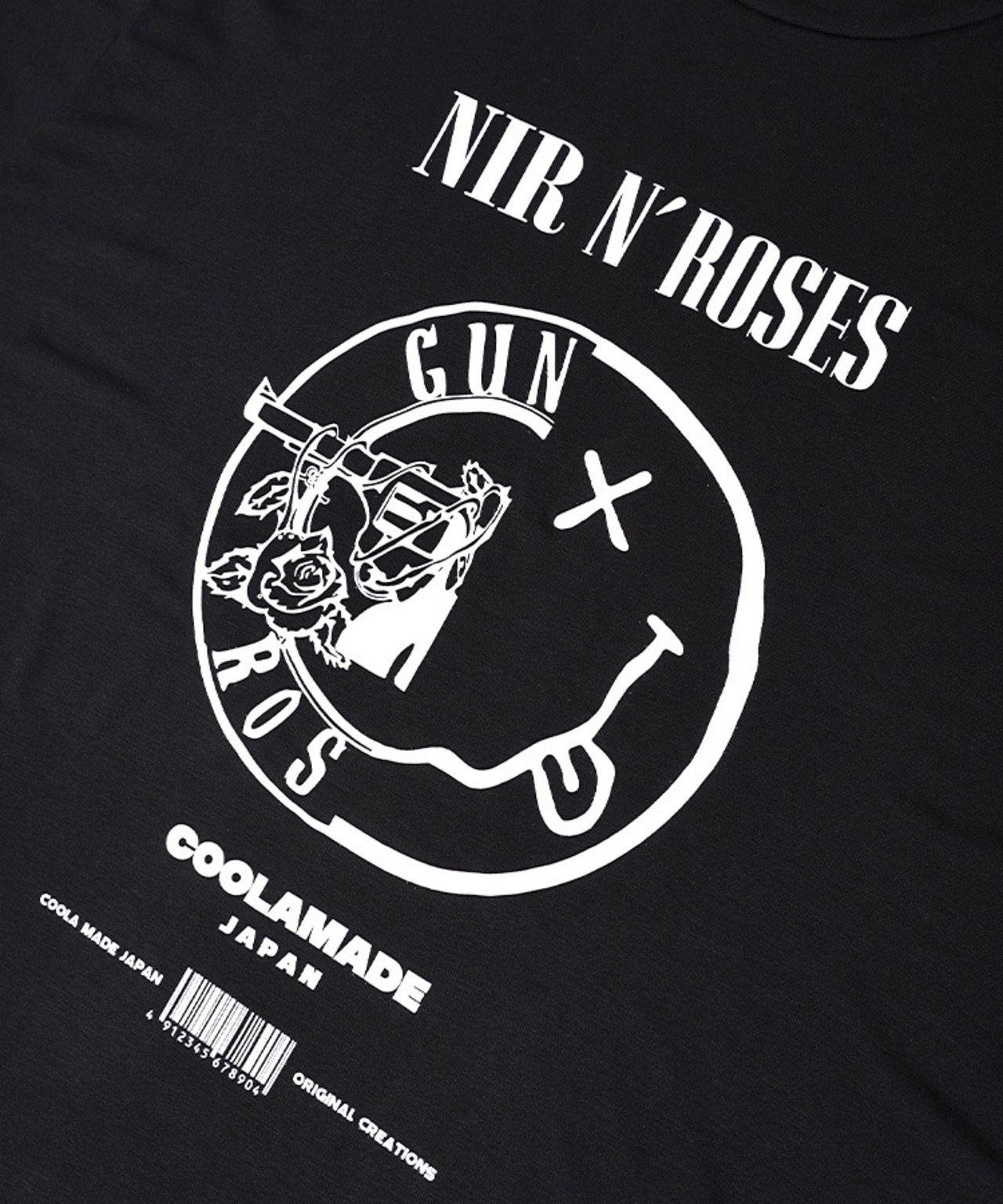 バンドロゴソフトプリントルーズTシャツ (WHITE)　CQ-46093