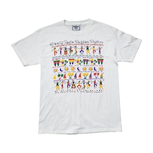 ROOTS RASTA REGGAE RHYTHM ART T-SHIRT SIZE M (USED)