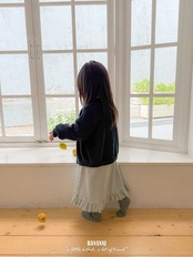 韓国子供服 / BANANA J / 26Autumn / ワッフル ジャケット / 秋服 / キッズ *XS~JS*