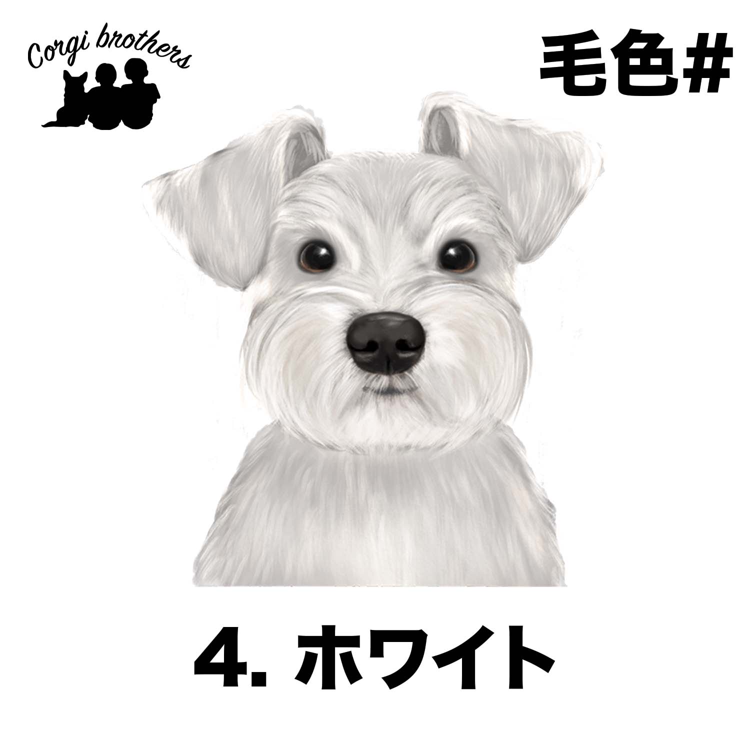 シュナウザー 水彩画風 毛色4色 】 キャニスター お家用 プレゼント 犬