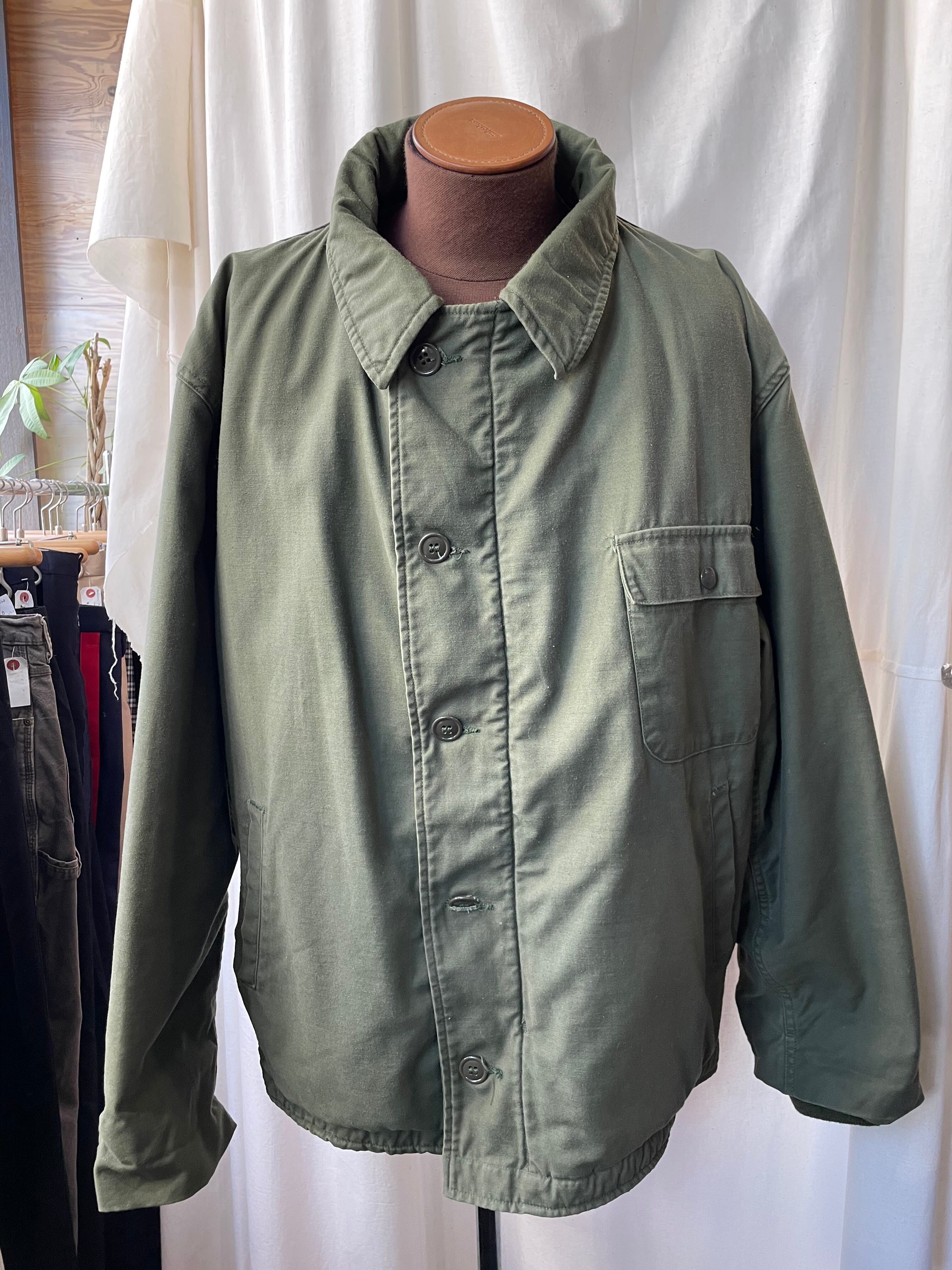 80's vintage U.S.NAVY A-2 デッキジャケット 米海軍 アメリカ 米軍 軍物 ミリタリー