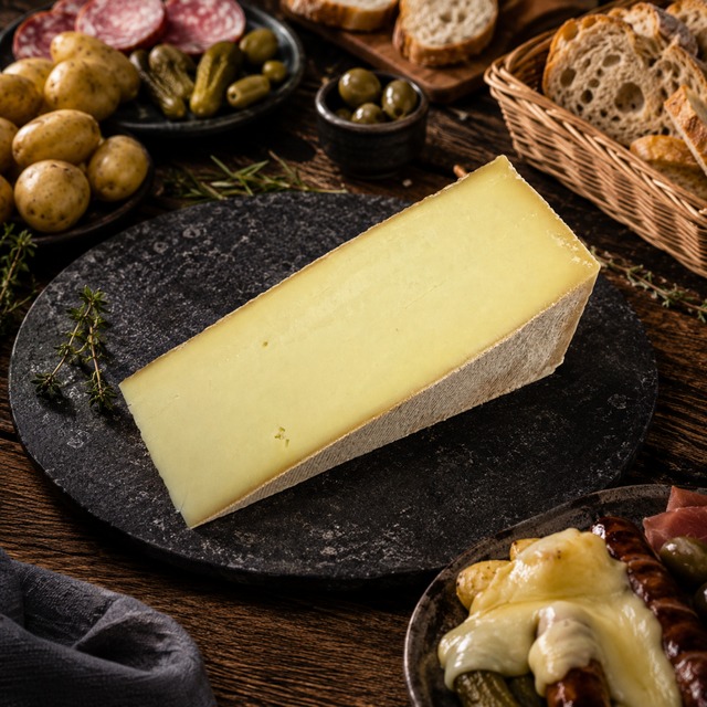 フランス産 ラクレット チーズ （ルスティック）250g とろける セミハードチーズ – ラクレットパーティー おつまみ ワインに Le Rustique Raclette Cheese Great for Fondue