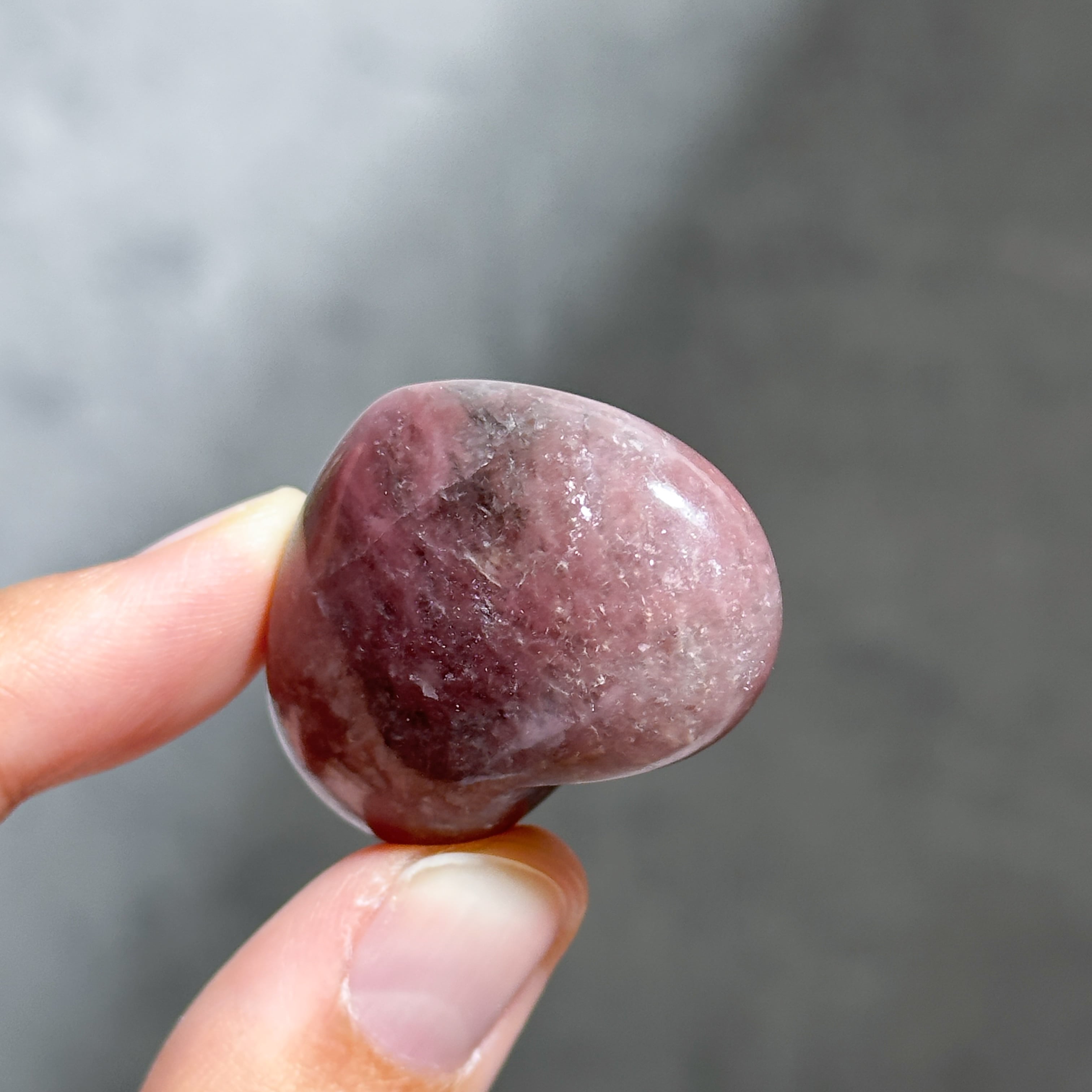 ピンクレピドライト ハート 22 ♡ Pink Lepidolite ♡天然石・鉱物