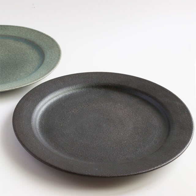 SALE】TEIBAN WARE リムプレートL とび茶 陶器 明山窯 | うつわと