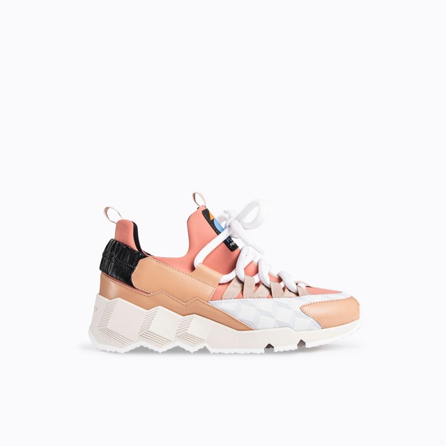 PIERRE HARDY　TREK COMET SNEAKER　MULTI NUDE-sp sole