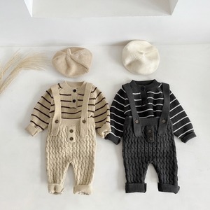 【BABY】オシャレニットサロペット、セーター