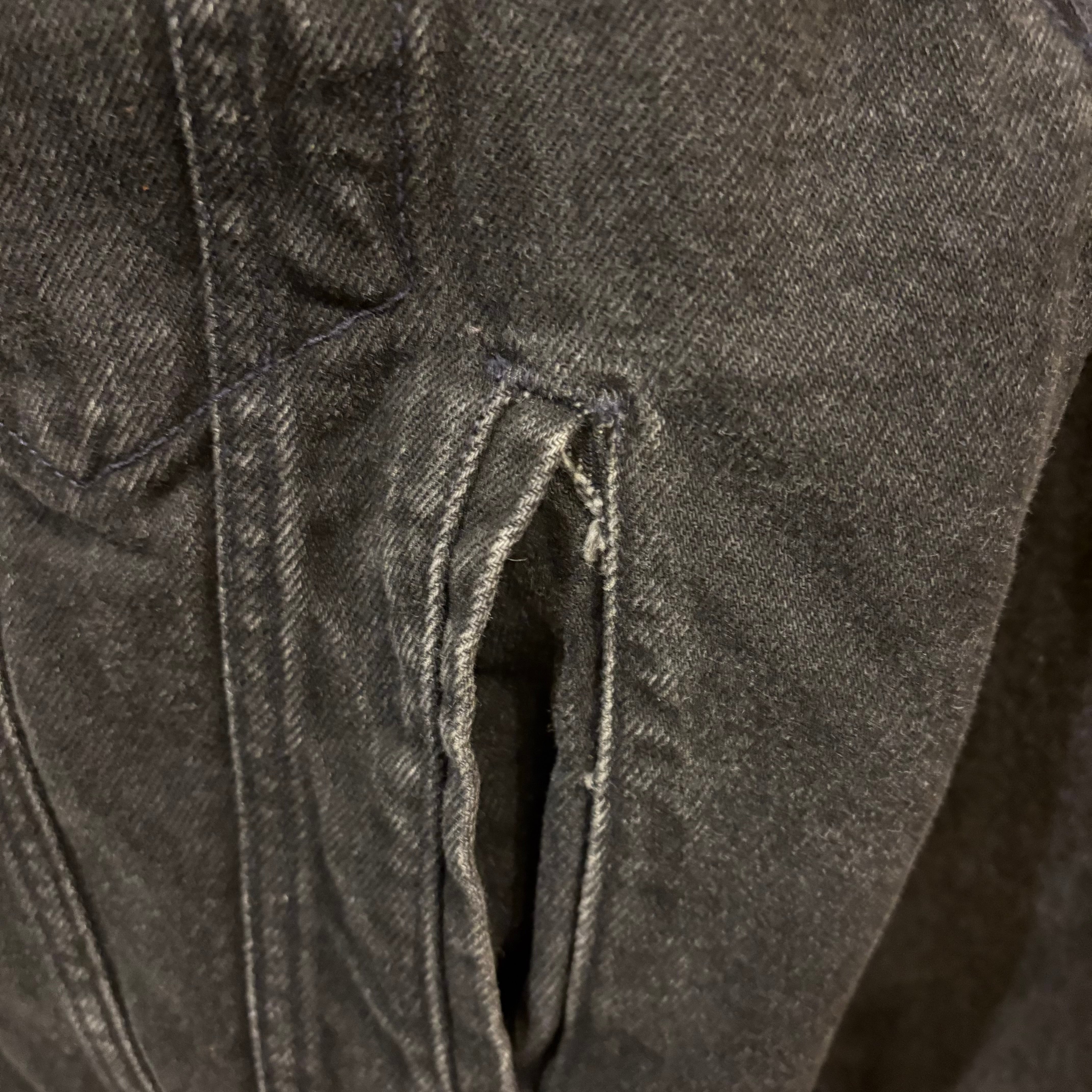 たっちゃんサマ LEVI'S 70629-4159 BLK×BLK DENIM BOA JACKET（92'/VERY GOOD