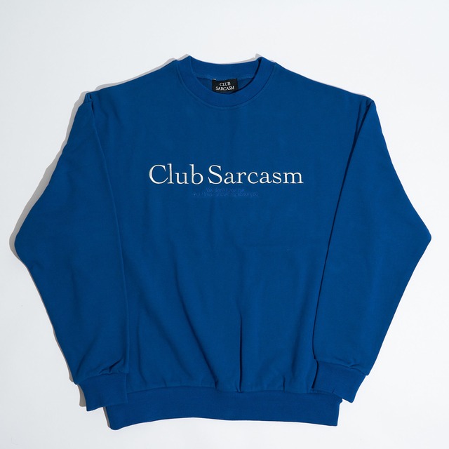CLASSIC EMBROIDERY SWEAT BLUE