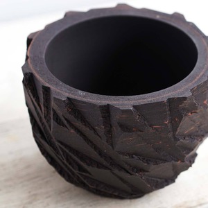 Premium by Odoro Wild Cutting Pot Black Marble S