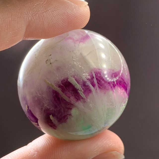 m08.エンジェルフェザーフローライト スフィア