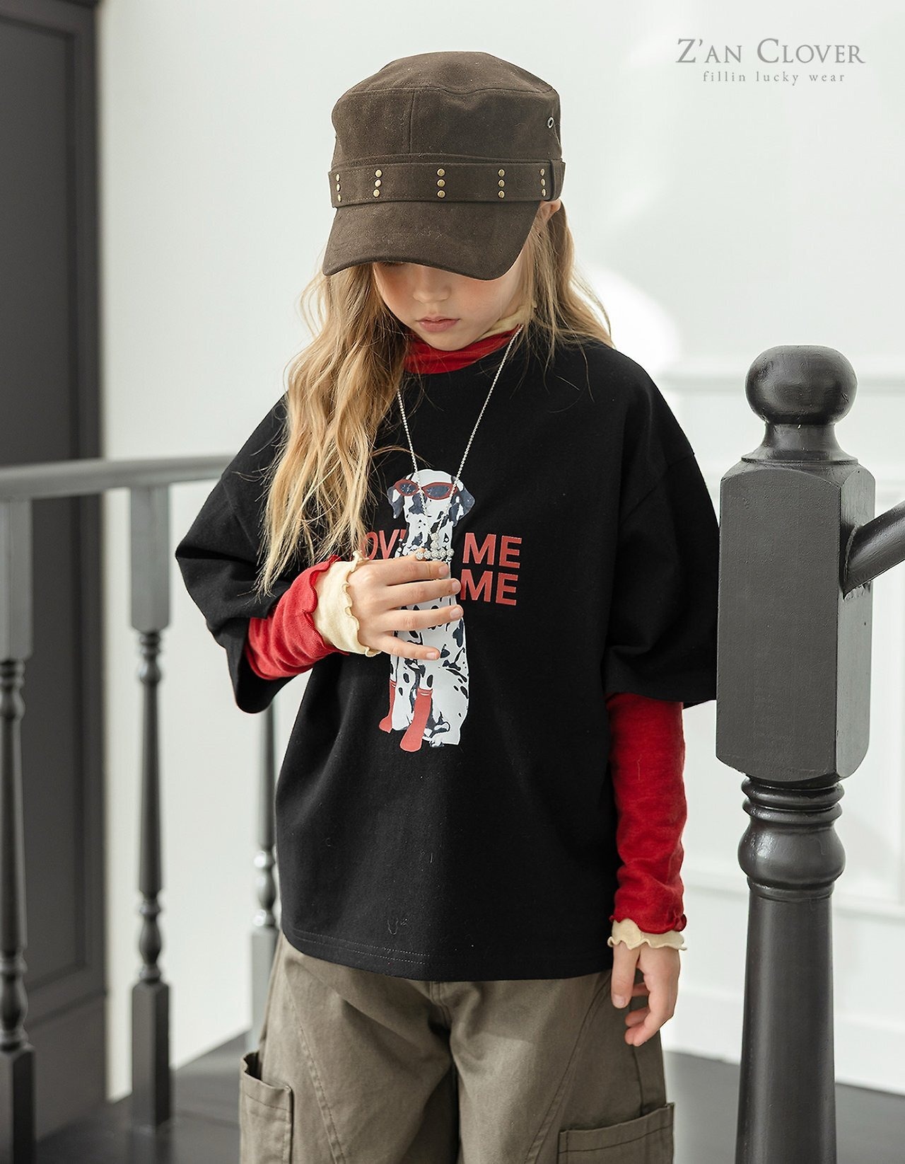 ZAN CLOVER［取寄］love dalmatian tee 26winter