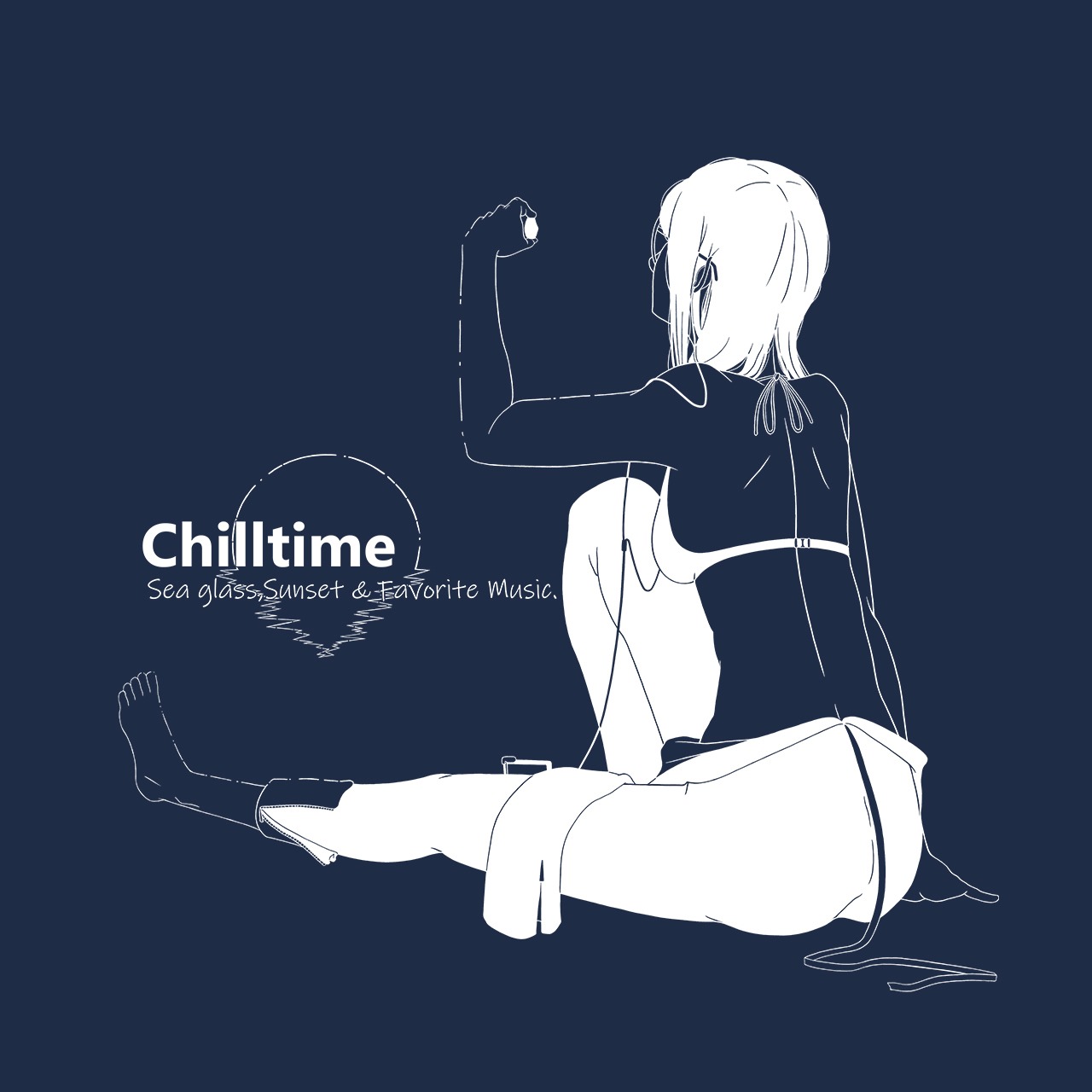 Chilltime-Tシャツ(スレート) - 3