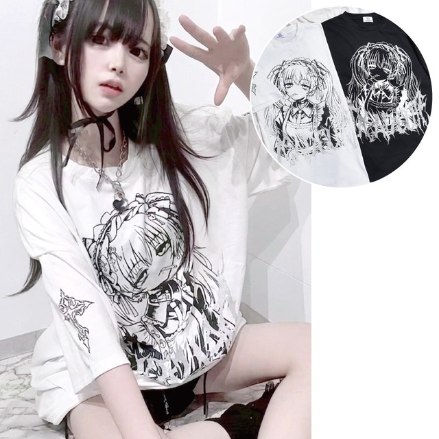 【7/30 完売→再入荷！】新作★SmokingメイドガールTシャツ