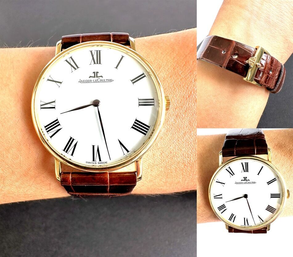 美品 ギャラ付き 完備 Jaeger LeCoultre ジャガールクルト K18 YG