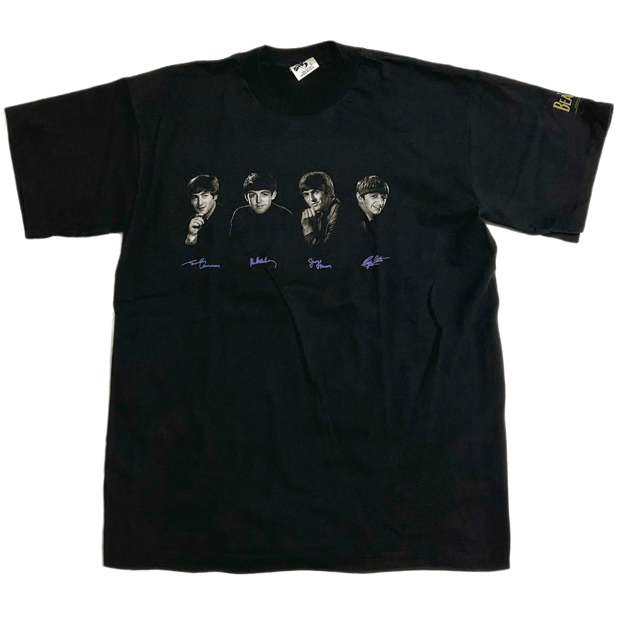 デッドストック 90s THE BEATLES ビートルズ 1995 アンソロジー Tシャツ【Ｌ】