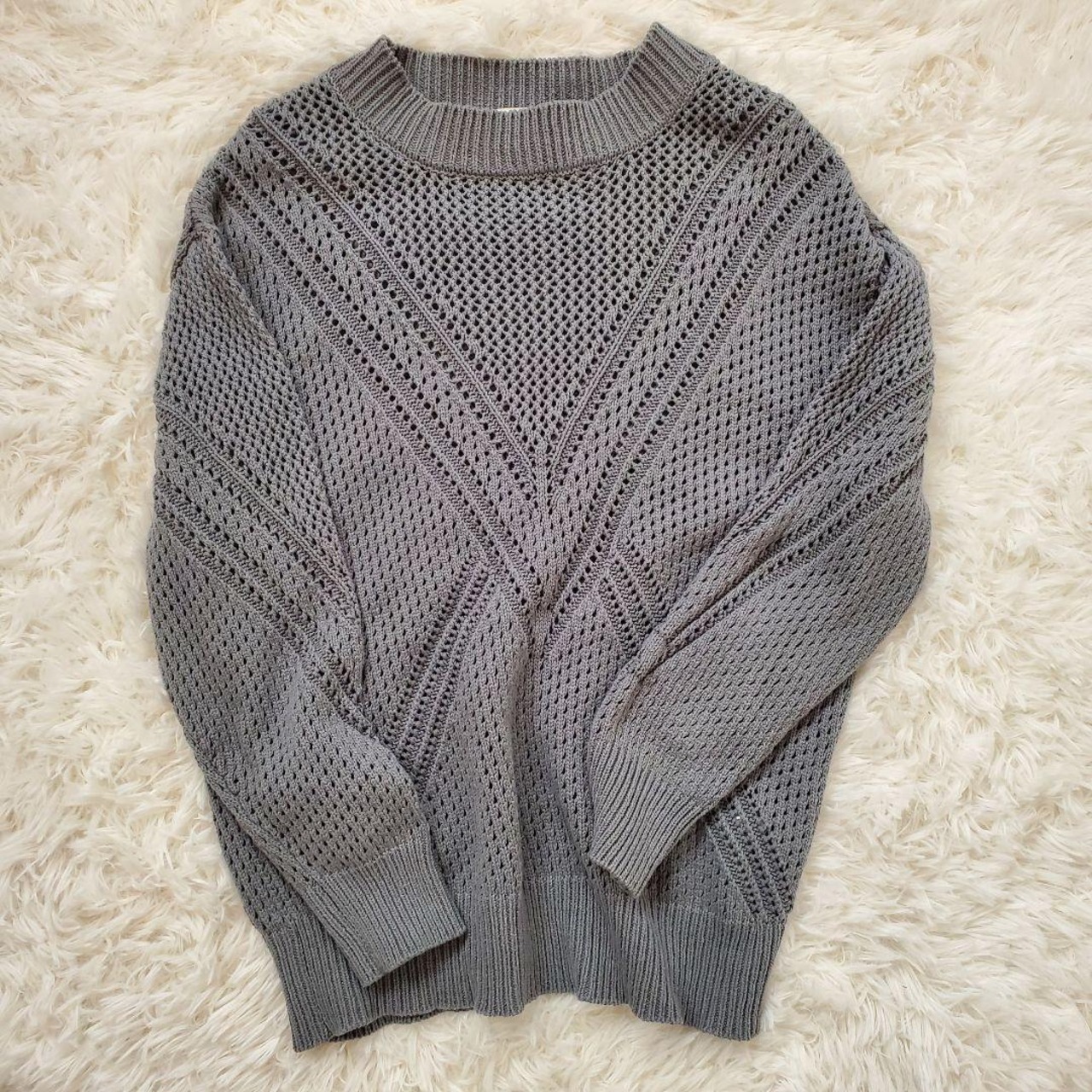 【USED】シェルター　ニット　セーター美品　春トップス高級感