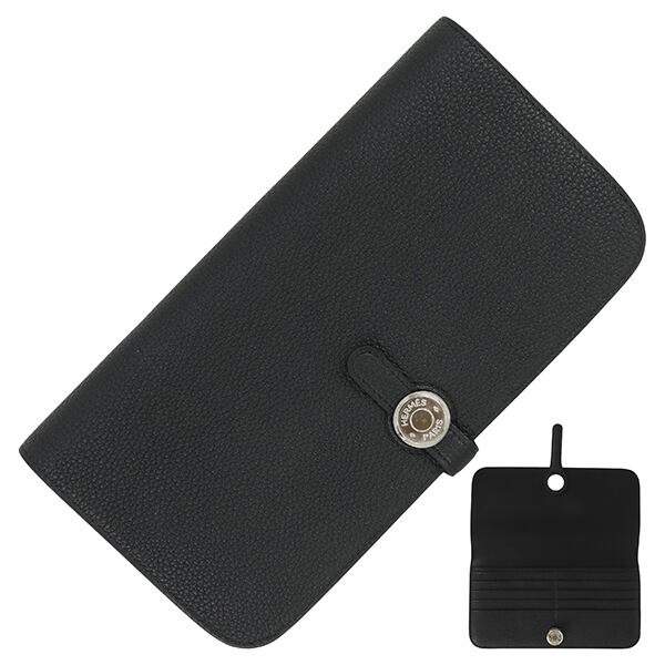Unused HERMES エルメス ドゴン ロング 長財布 ヴォートゴ ブラック 未使用品