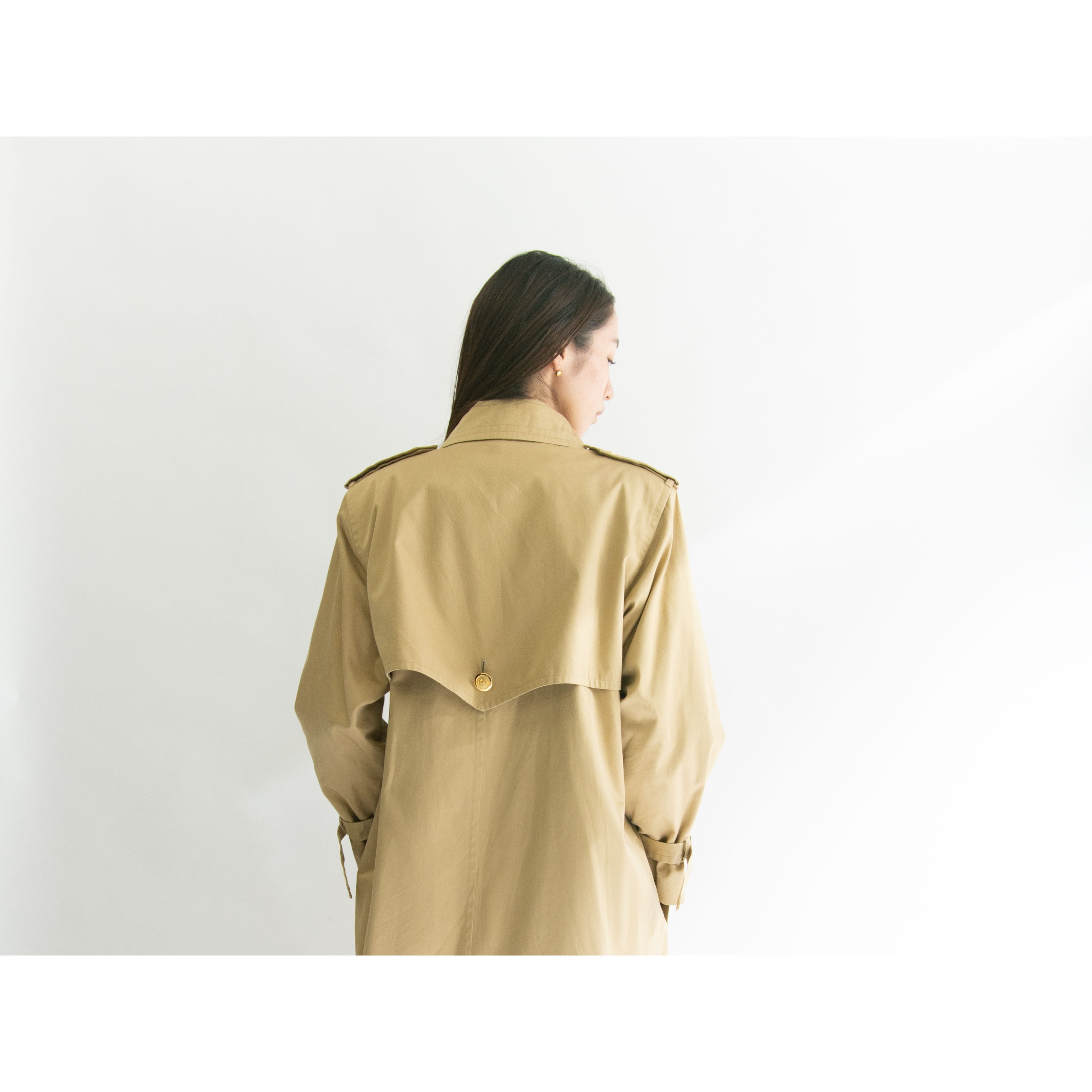 【Yves Saint Laurent】Made in Japan cotton trench coat（イヴサンローラン コットントレンチコート）10b