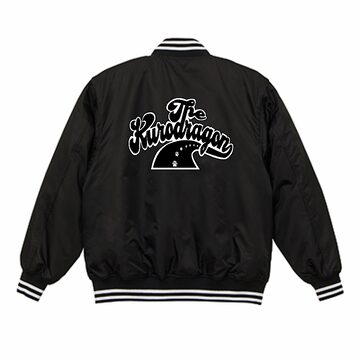 希少 横須賀 プリンス商会 55周年記念 鷹 タカ刺繍 スカジャン 黒 銀