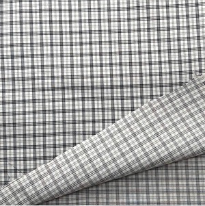 ★TB383◆2.5m◆SALE◆綿ポリエステル混ドビー織りチェック生地◆