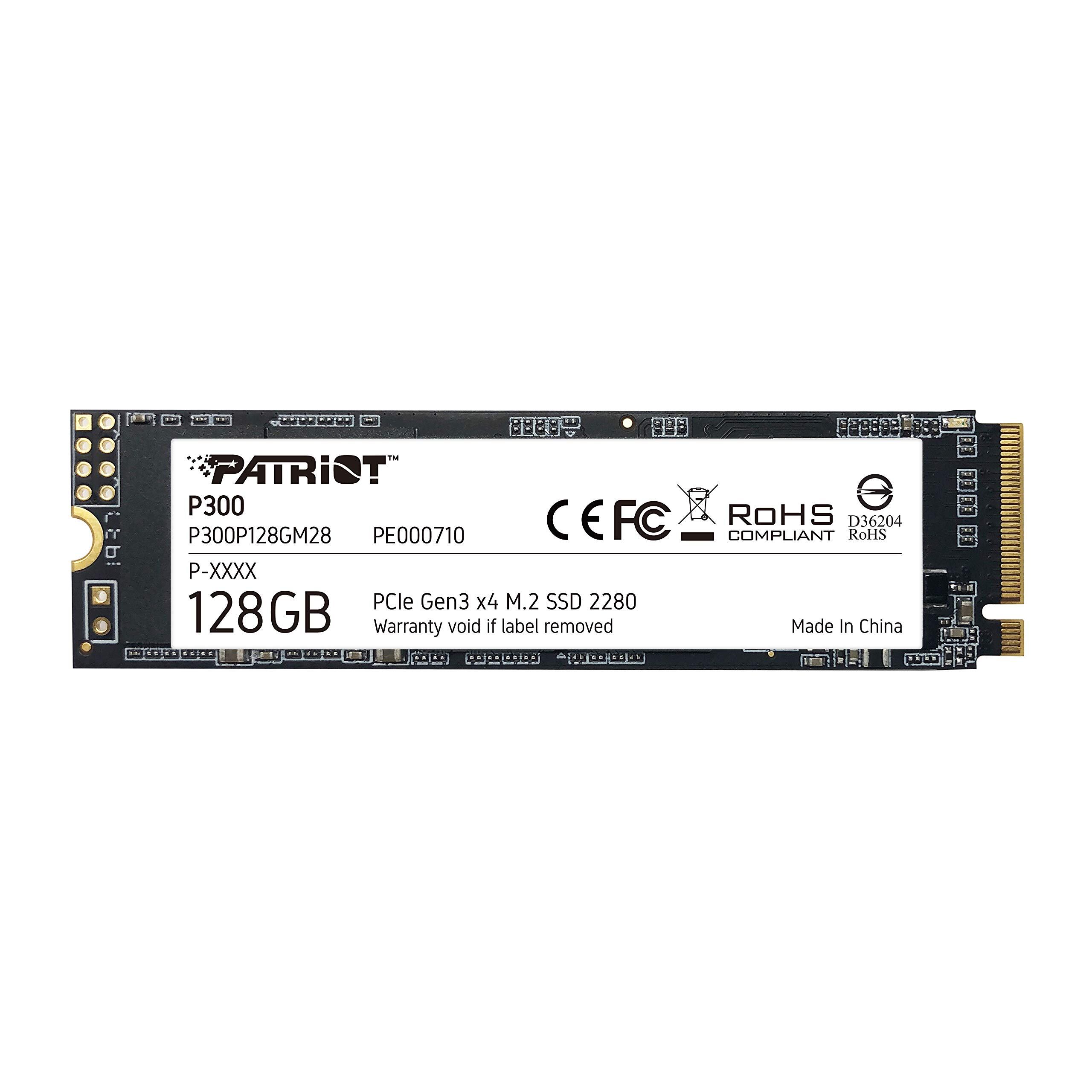 【数量限り】Patriot Memory P300 128GB M.2 SSD 2280 NVMe PCIe Gen 3x4 内蔵型SSD P300P128GM28