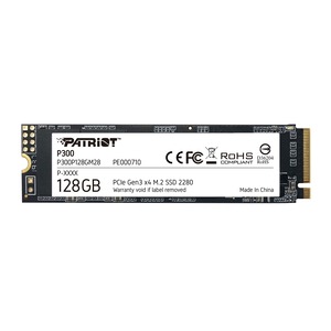 【数量限り】Patriot Memory P300 128GB M.2 SSD 2280 NVMe PCIe Gen 3x4 内蔵型SSD P300P128GM28