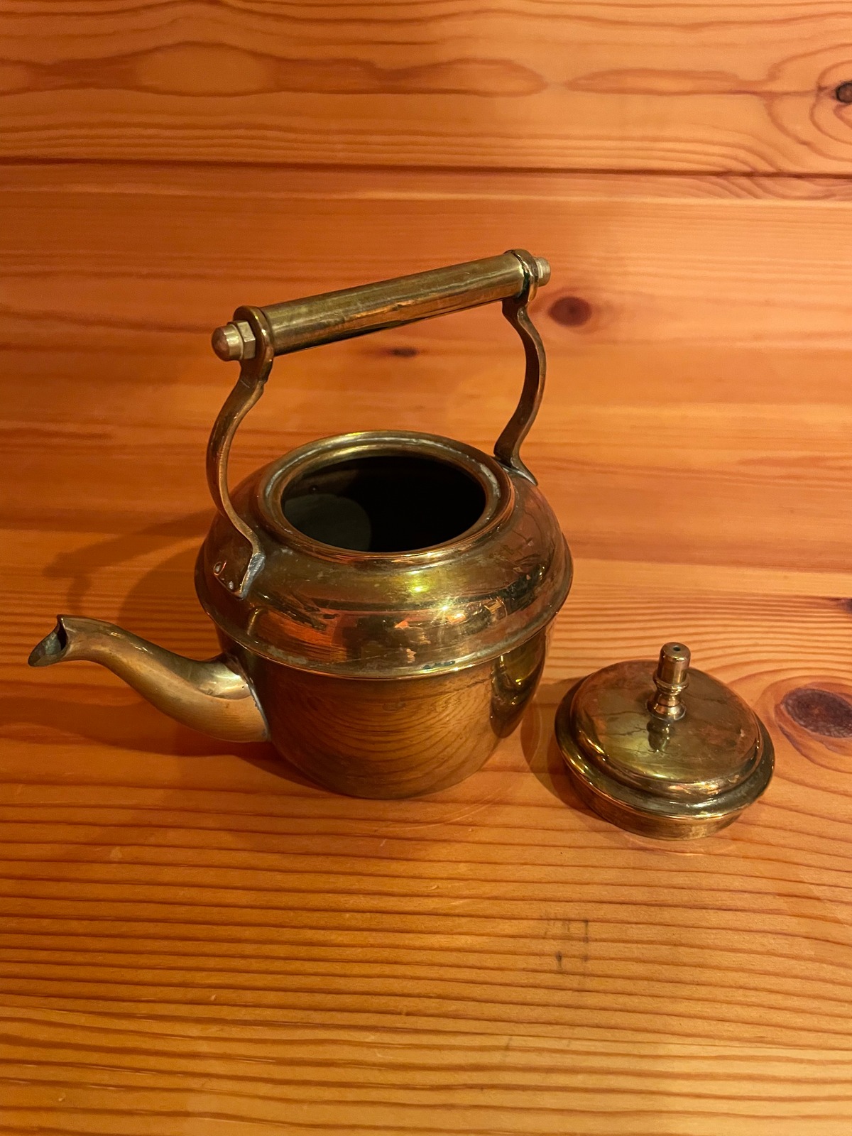 Brass vintage kettle（ミニサイズ） awesome vintagegear オールド／ビンテージキャンプ専門