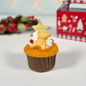 くまさんクッキーツリーのカップケーキメモスタンド