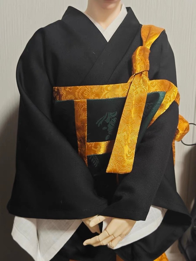 75cmのドールまで可能！谷山uncle 住職 着物 和服 コスプレ 僧侶 お坊さん bjd娃衣cos咒回术战夏油杰教主 袈裟 bjd ...
